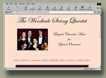 Woodvale String Quartet. Click for more information.